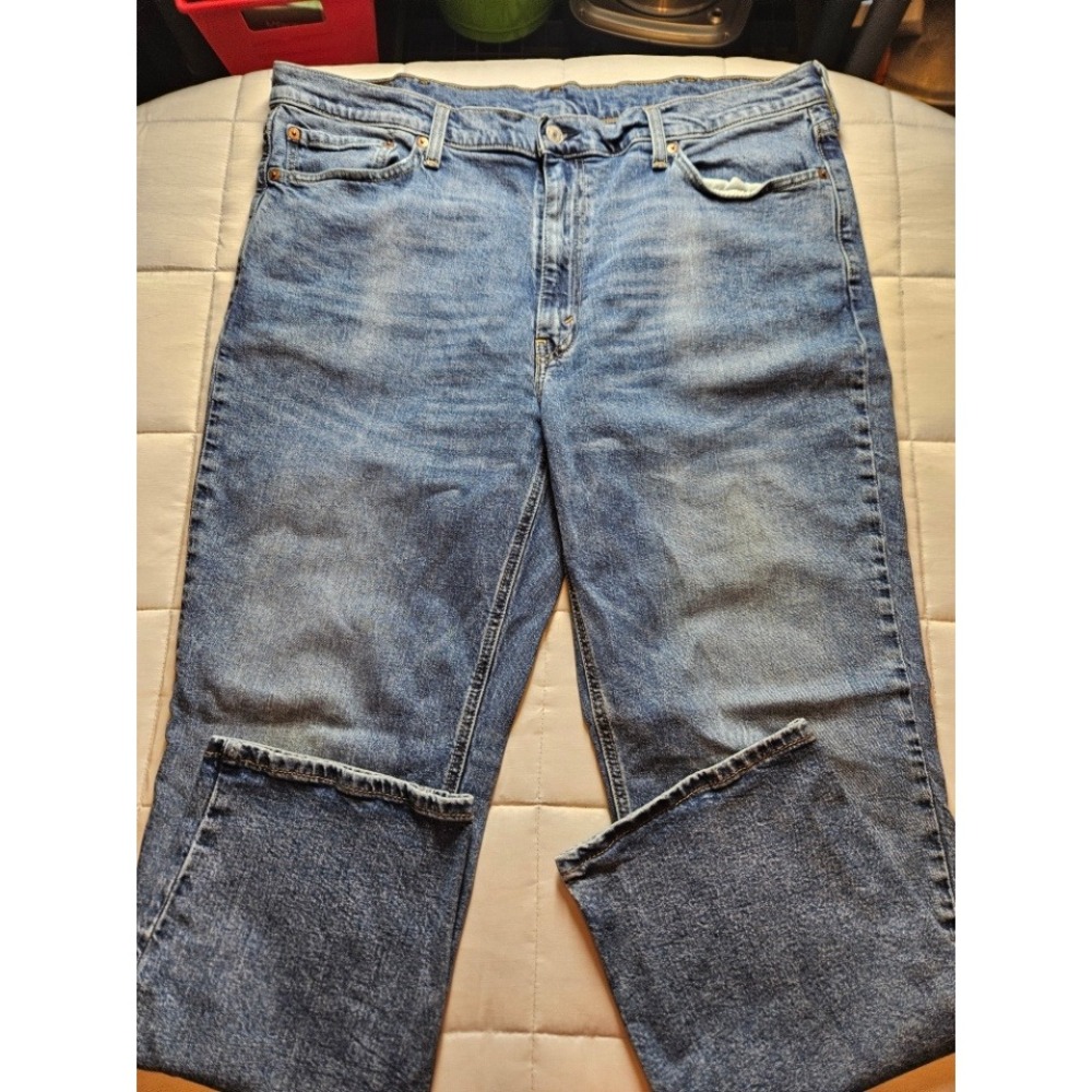 Levi Strauss & Co Mens 541 Blue Medium Wash Straight Leg Denim Jeans W40 L32